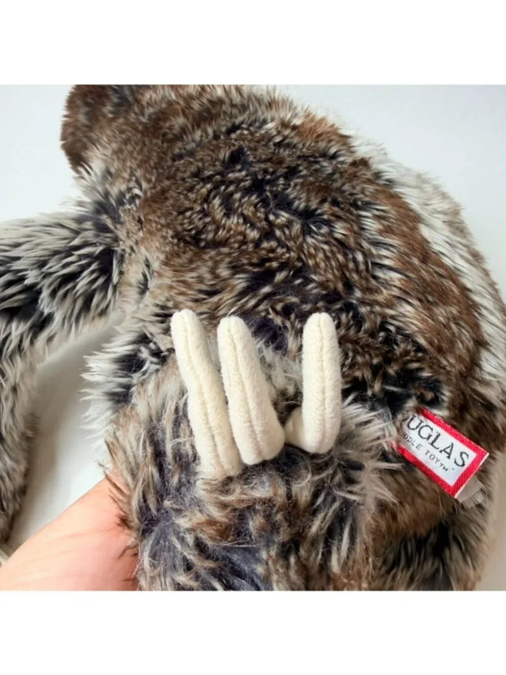 Douglas Cuddle Toys Sylvie Sloth Brown Plush Stuffed Animal Realistic Soft